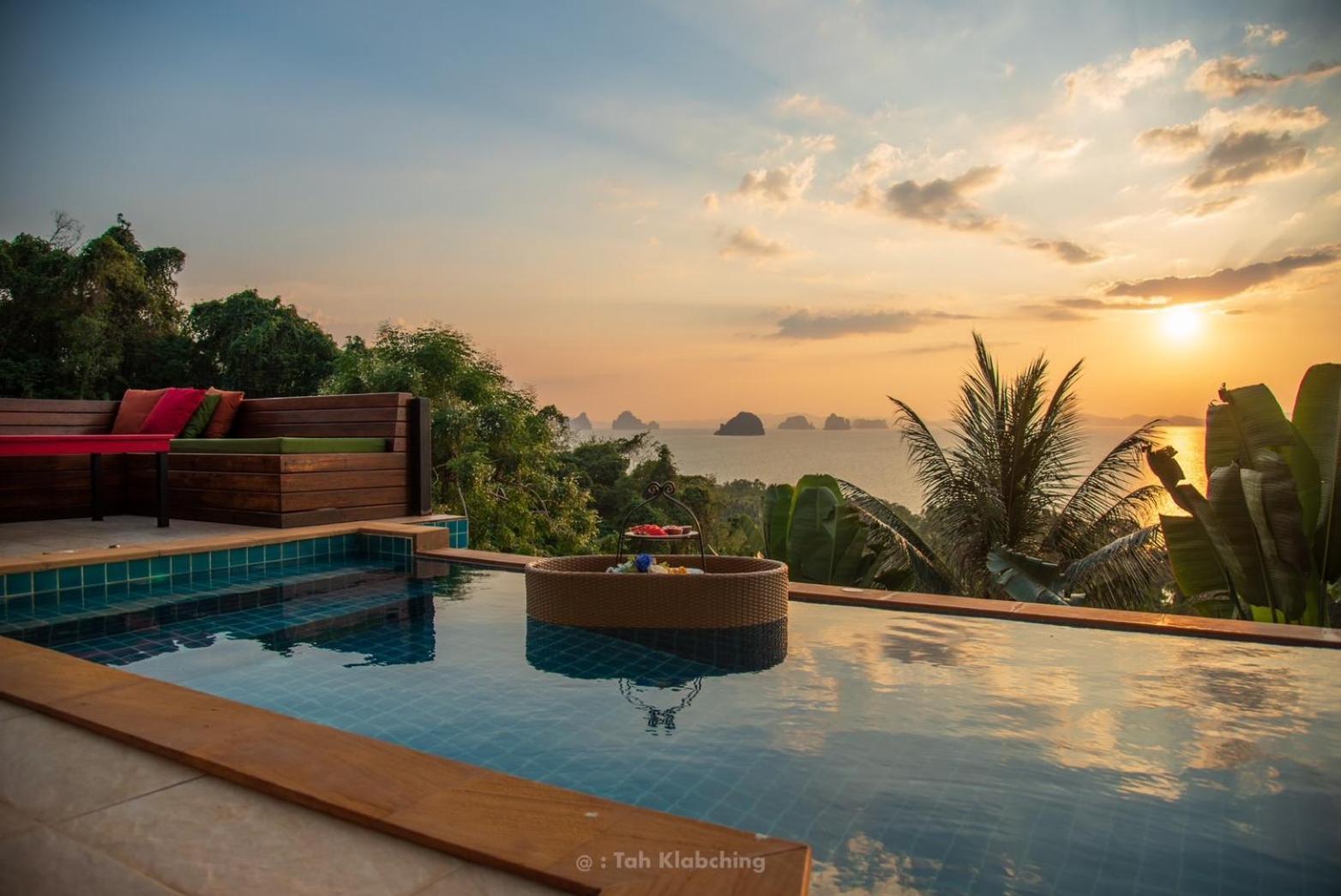 เขาทองพูลวิลล่ากระบี่ Khaotong Pool Villa Krabi Ban Nai Sa Екстер'єр фото