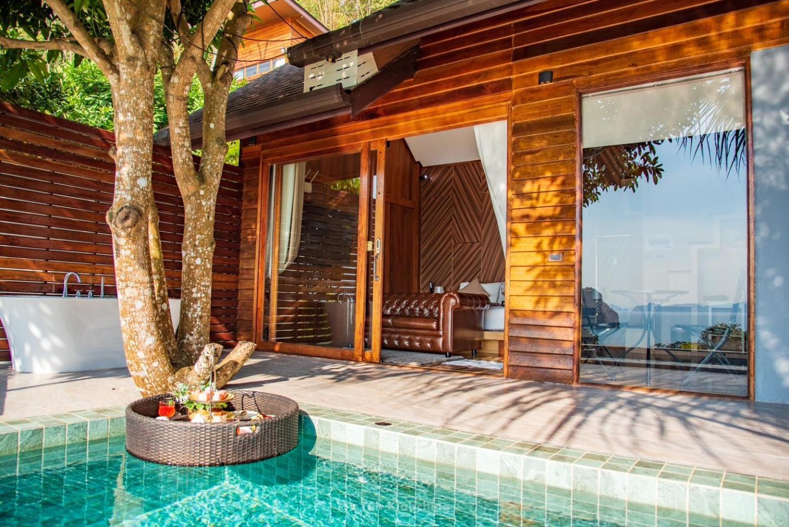 เขาทองพูลวิลล่ากระบี่ Khaotong Pool Villa Krabi Ban Nai Sa Екстер'єр фото