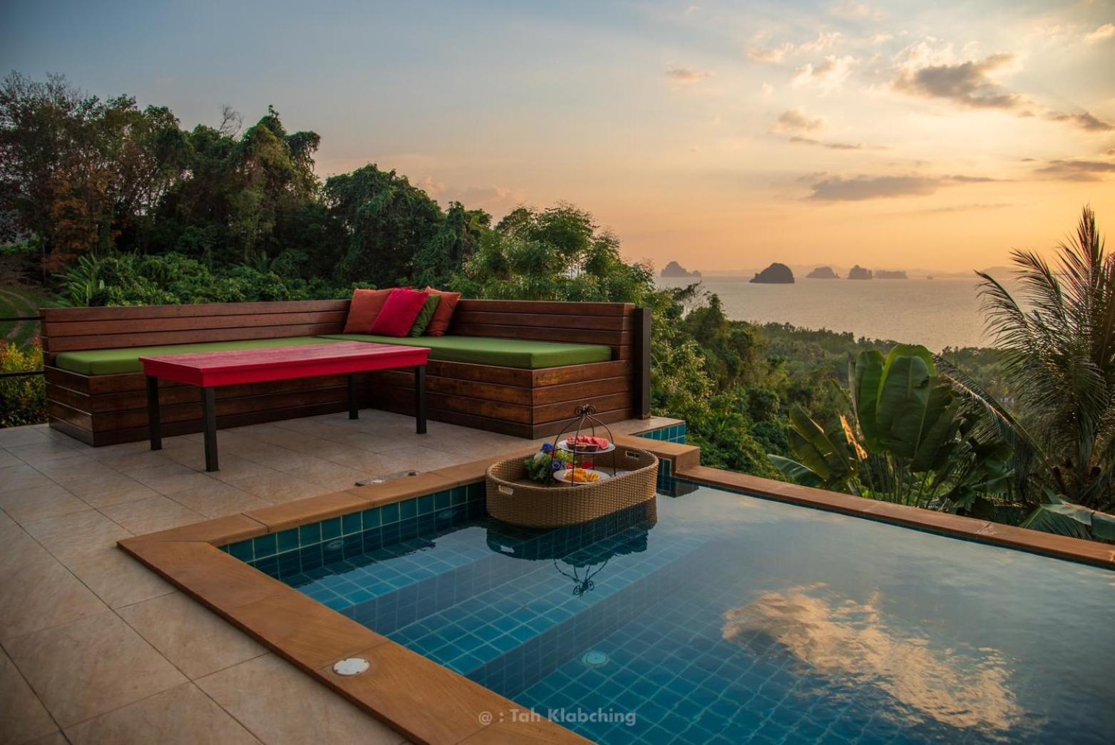 เขาทองพูลวิลล่ากระบี่ Khaotong Pool Villa Krabi Ban Nai Sa Екстер'єр фото