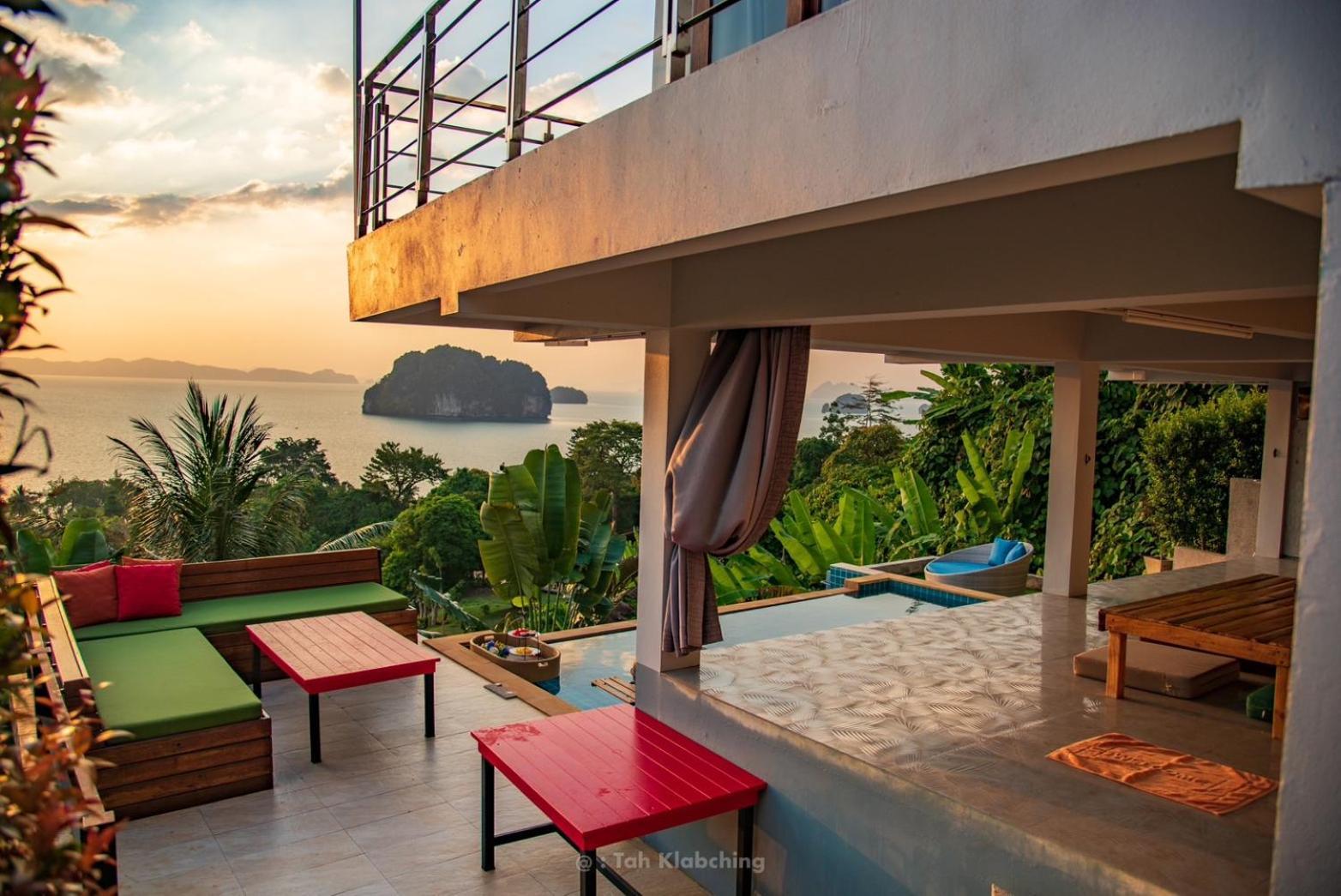 เขาทองพูลวิลล่ากระบี่ Khaotong Pool Villa Krabi Ban Nai Sa Екстер'єр фото