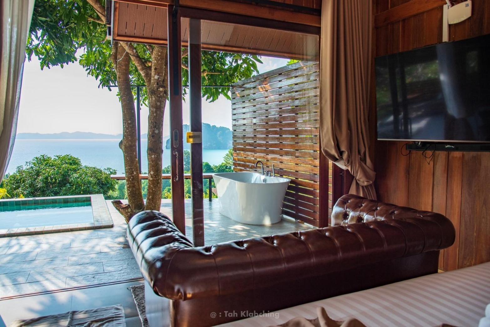 เขาทองพูลวิลล่ากระบี่ Khaotong Pool Villa Krabi Ban Nai Sa Екстер'єр фото