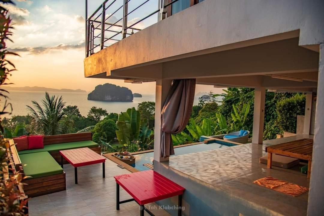 เขาทองพูลวิลล่ากระบี่ Khaotong Pool Villa Krabi Ban Nai Sa Екстер'єр фото